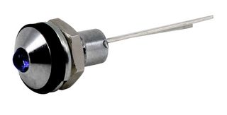 VCC / VISUAL COMMUNICATIONS COMPANY CD-0-8711-9933-I 发光二极管面板指示灯, 6MM, 蓝色, 28VDC
