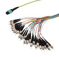 L-COM MPM24OM5-STZ-5 FIBRE CORD, MPO PLUG-ST, MM, 5M