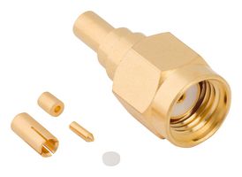 AMPHENOL RF 901-10781 RF COAX CONN, RP SMA PLUG 50 OHM