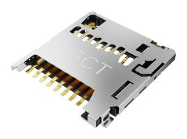GCT MEM2080-00-128-00-A TC 连接器, 微型 SD, 8路, 推式-推式