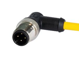 HARTING 21350300406050 其它, M12 A编码4引脚弯角公至开端