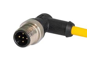 HARTING 21350300517100 M12 A-CODE 5-PIN ANGLED MALE TO OPEN END