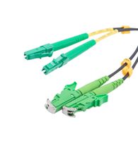 L-COM FCA-SLCAE2KAD5 光纤线缆, LC 双工-E2000, SM, 16.4英尺