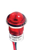 DIALIGHT 657-2502-103F 发光二极管指示灯, 不透水, 面板安装