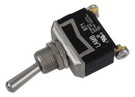 E-SWITCH ST161D00. 拨动开关, SPST, 20A, 125VAC