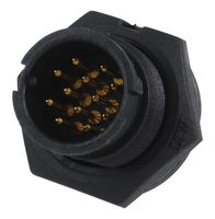 AMPHENOL LTW BU-12PMMS-LC7001. 圆形连接器, 12路, 面板安装