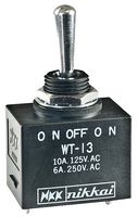NKK SWITCHES WT13S 拨动开关, SPDT, 10A, 125VAC