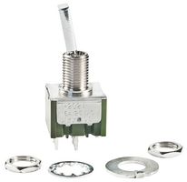 NKK SWITCHES M2021ES1W01 SWITCH, TOGGLE, DPST, 6A, 125VAC