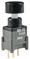 NKK SWITCHES BB15AP-HA SWITCH, PUSHBUTTON, NON-ILLUMINATED, SPD