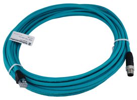 LUMBERG AUTOMATION 0985 706 103/10M 以太网/密封电缆, M12-4路公至RJ45公, 10M
