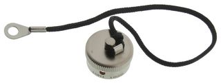 AMPHENOL INDUSTRIAL C10-738666-10M1 DUST CAP, METAL, RCPT CIRCULAR CONN