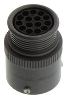 AMPHENOL INDUSTRIAL MB01HE10-15PN(072) CIRCULAR CONN, RCPT, 15POS, CABLE