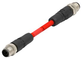 TE CONNECTIVITY TAD14741311-002 传感器电缆组件, M12 插头