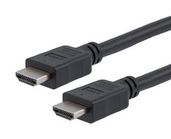 L-COM HD21P-MM-BLK-2M. 接口HDMI 2.1 电缆, 公/公, 聚氯乙烯, 黑色, 2.0M