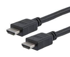 L-COM HD21P-MM-BLK-5M. 接口HDMI 2.1 电缆, 公/公, 聚氯乙烯, 黑色, 5.0M