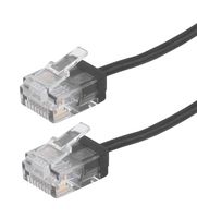 L-COM TRD634-BLK-50F 以太网 线缆, CAT6, RJ45 公-公, 50英尺