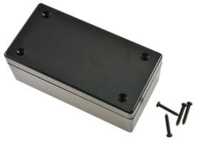 BUD INDUSTRIES CU-1872-B 塑料机盒, F型, ABS, 黑色