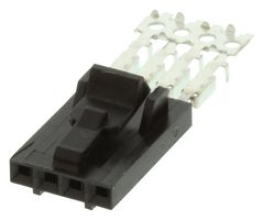 AMP - TE CONNECTIVITY 1-103957-4 WIRE-BOARD CONNECTOR RECEPTACLE, 4 POSITION, 2.54MM