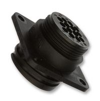 TE CONNECTIVITY - AMP 787610-1 CIRCULAR CONNECTOR, RECEPTACLE, 23-37, PANEL
