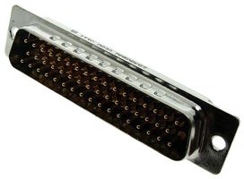 ITT CANNON M24308/3-2F 连接器, D-SUB, 公, 15路, 焊杯