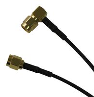 AMPHENOL RF 135103-02-M1.00 RF COAX CABLE, RG174, SMA PLUG, 1M, BLAC