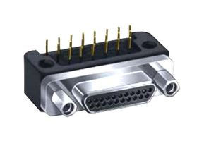 CINCH CONNECTIVITY SOLUTIONS M83513/11-G01CP 连接器, MICRO D-SUB, 直角 公, 51路, TH