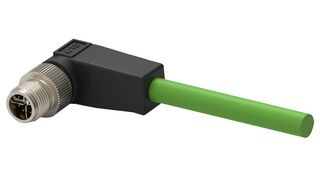 TE CONNECTIVITY TAX38225102-005 SENSOR CORD, 8P R/A M12 PLUG-FREE END/5M