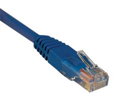 EATON TRIPP LITE N002-001-BL 22032000,网络电缆, CAT5/E, 0.305M, 蓝色