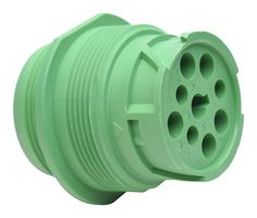 AMPHENOL SINE/TUCHEL AHD10-9-1939P-BP80 圆形连接器, 母, 9路, 面板