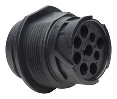 AMPHENOL SINE/TUCHEL AHD10-9-1939P-B022 圆形连接器, 母, 9路, 面板