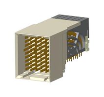 AMPHENOL COMMUNICATIONS SOLUTIONS 10155266-101LF BACKPLANE CONN, R/A HDR, 54P, PRESS FIT