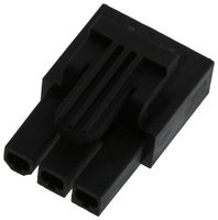 MOLEX 200453-1003. RECEPTACLE HOUSING, 3POS, 4.2MM, BLACK