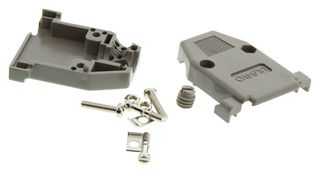 AIM CAMBRIDGE - CINCH CONNECTIVITY 40-9715HX 连接器后盖, D-SUB, DA, 180度, 塑料