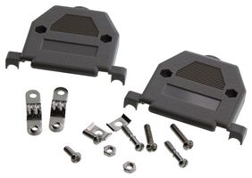 AIM CAMBRIDGE - CINCH CONNECTIVITY 40-9725H. 连接器后盖, D-SUB, 尺寸 DB, 180度, ABS