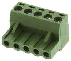 MULTICOMP PRO MCTC-10D05 接线端子块, 插入式, 5路, 24-12AWG, 5.08MM