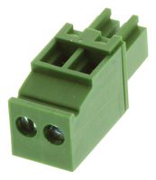 MULTICOMP PRO MCTC-52A02 接线端子块, 插入式, 2路, 24-16AWG, 3.5MM