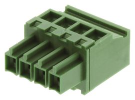 MULTICOMP PRO MCTC-52A04 接线端子块, 插入式, 4路, 24-16AWG, 3.5MM