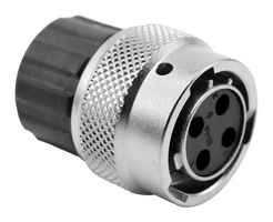 AMPHENOL SINE/TUCHEL RT06124SNHEC03R CIRCULAR CONN, PLUG, 4POS, CRIMP