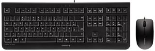 CHERRY JD-0800EU-2 KEYBOARD W/ MOUSE, USB, BLACK