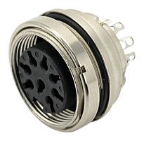 AMPHENOL SINE/TUCHEL C091 11G012 000 2 圆形连接器, 母, 12路, 面板