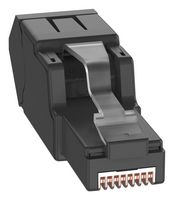 PANDUIT FPUD6X88MTG 连接器, RJ45, 公, 8P8C, 1端口, 黑色