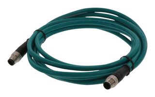 MOLEX 130048-0262 传感器 线缆, 4P M12公-连接器, 公, 19.7英寸