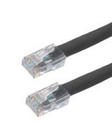 L-COM TRD524HF-BLK-25F 以太网 线缆, CAT5E, RJ45 插头-插头, 25