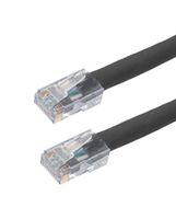 L-COM TRD524HF-BLK-50F 以太网 线缆, CAT5E, RJ45公-连接器, 公, 50