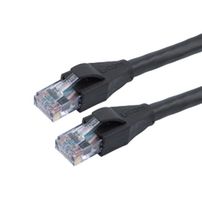 L-COM TRD524O-BLK-25F 以太网 线缆, CAT5E, RJ45公-连接器, 公, 25