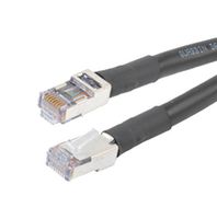 L-COM TRD695OS-BLK-3F ENET CORD, CAT6, RJ45 PLUG-PLUG, 3