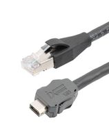 L-COM TRGIX603EC-BLK-1.5M 以太网 线缆, IX A公-RJ45公, 4.9