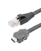 L-COM TRGIX603EC-BLK-3M 以太网 线缆, IX A 公-RJ45 公, 9.8A