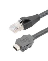 L-COM TRGIX603EC-BLK-5M 以太网 线缆, IX A 公-RJ45 公, 16.4