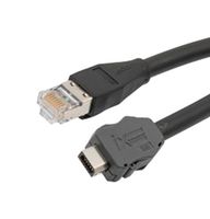 L-COM TRGIX603LZ-BLK-7.5M 以太网 线缆, IX A公-RJ45公, 24.6